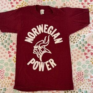 Norwegian Power Kids Maroon T-Shirt